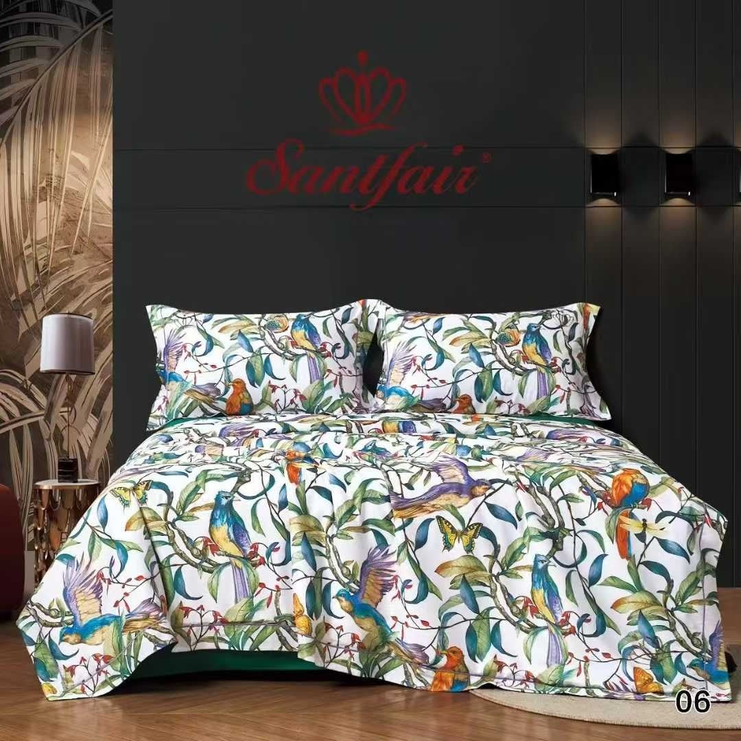 комплект постельного белья с одеялом santfair,комплект постельного белья с одеялом,комплект постельного белья с одеялом blumarine,комплект постельного белья с одеялом италия,постельное белье