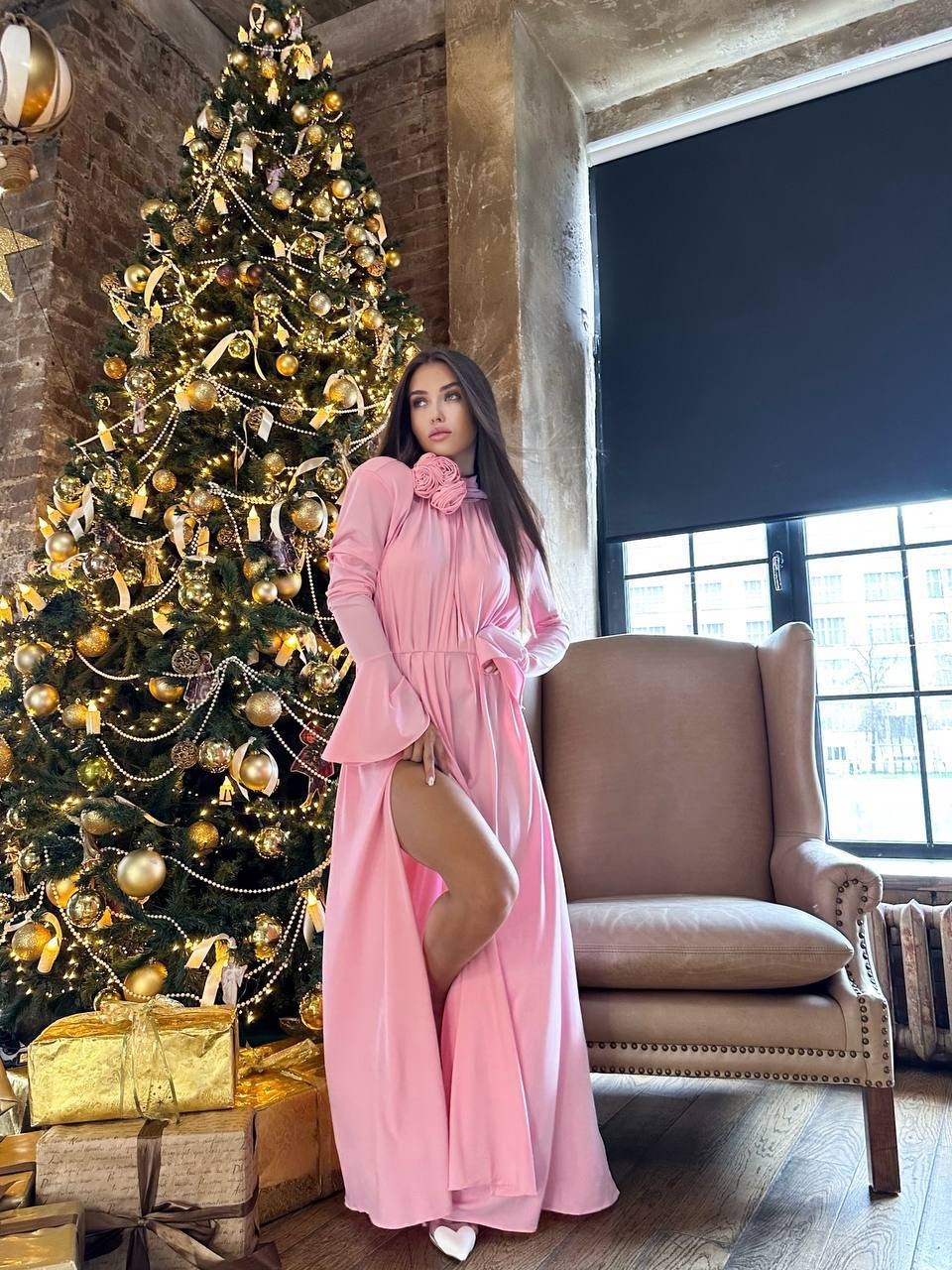 розовое платье,платье,длинное платье,шелковое платье,вечернее платье