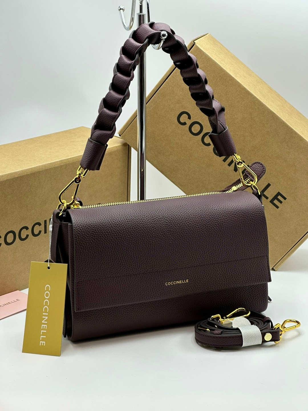 coccinelle сумка,сумка coccinelle boheme grana double,женская сумка coccinelle,сумка boheme coccinelle,сумка