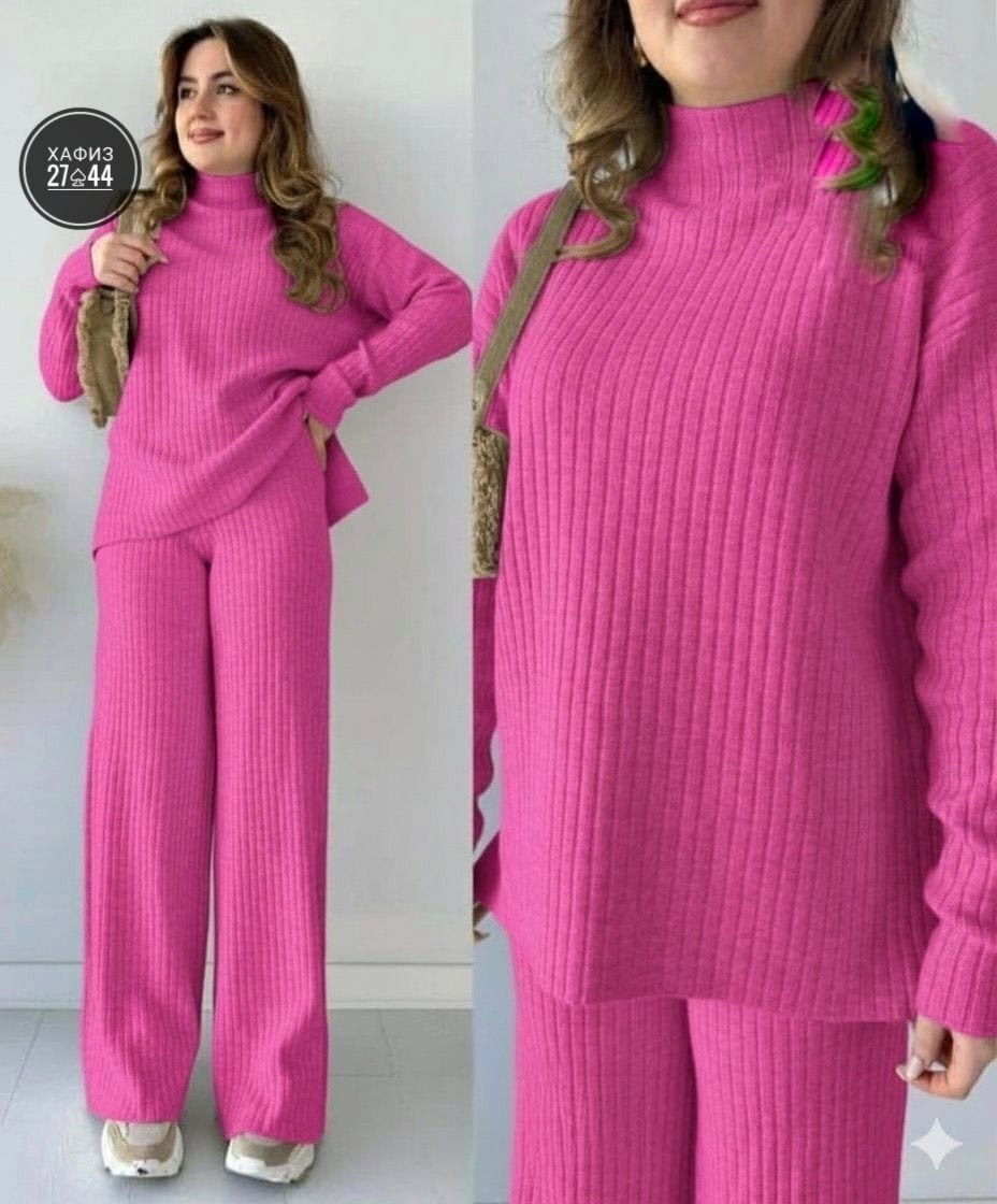 костюмы брючные,трикотажные костюмы,трикотажный костюм с брюками палаццо женский,трикотажные костюмы женские,костюм вязаный с брюками