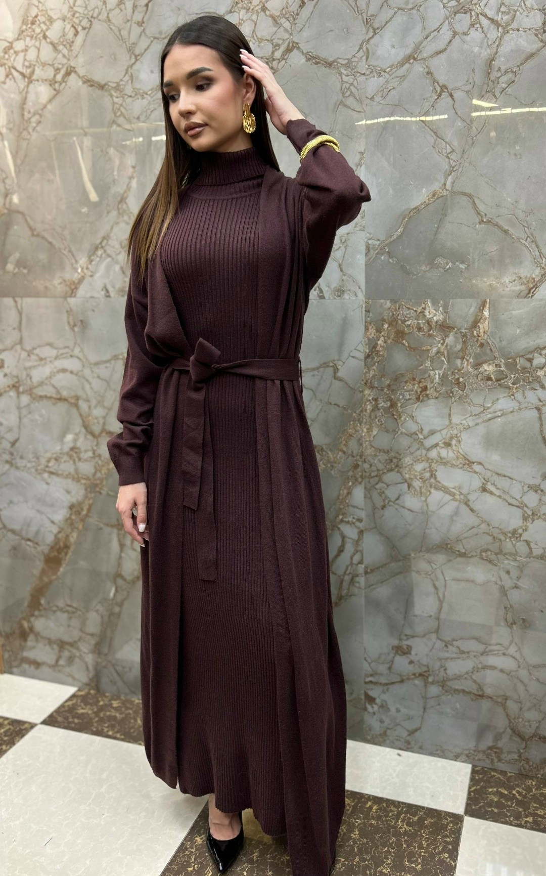 трикотажное длинное платье,стильное платье,платье стиль,платье длинное,мусульманская платья