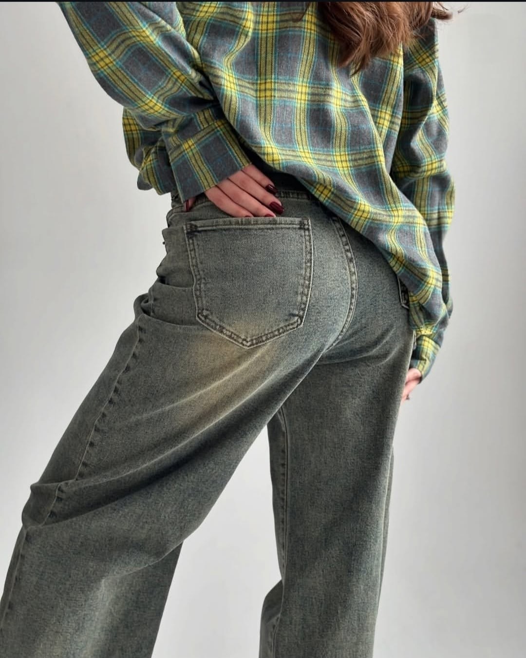 женская рубашка в клетку оверсайз,рубашка в клетку женская,рубашка в клетку,рубашка в клетку оверсайз удлиненная,повседневная рубашка в клетку