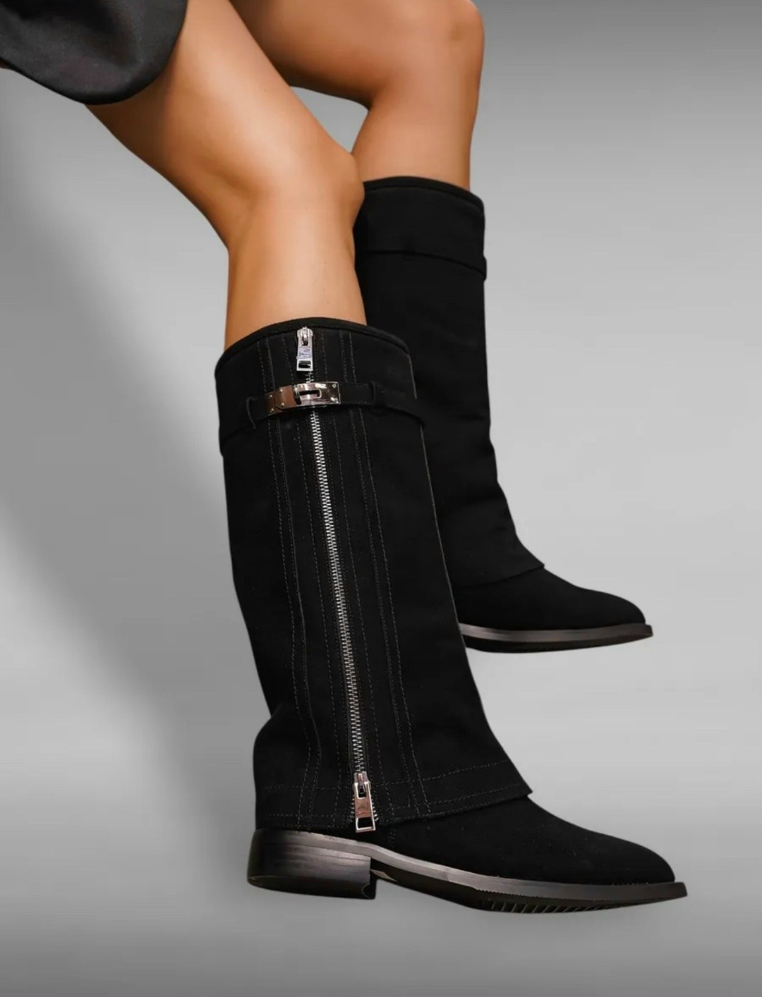 высокие сапоги,женские сапоги,сапоги модные,замшевые сапоги,сапоги черный