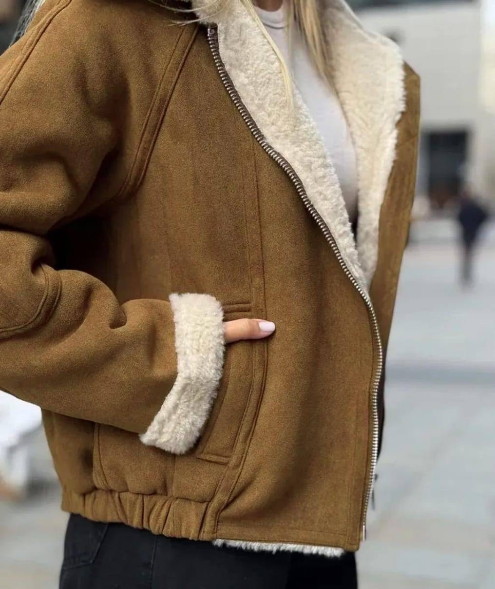 женская куртка замшевая,замшевая куртка,стильная дубленка,куртка модная,дубленка женская