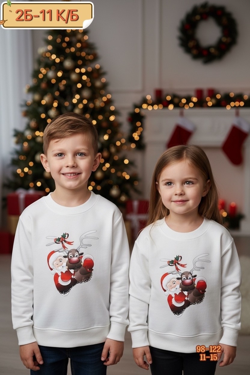 детский свитшот,свитшот детский новый год,свитшот для мальчика,новогодний свитшот,свитшот фэмили лук