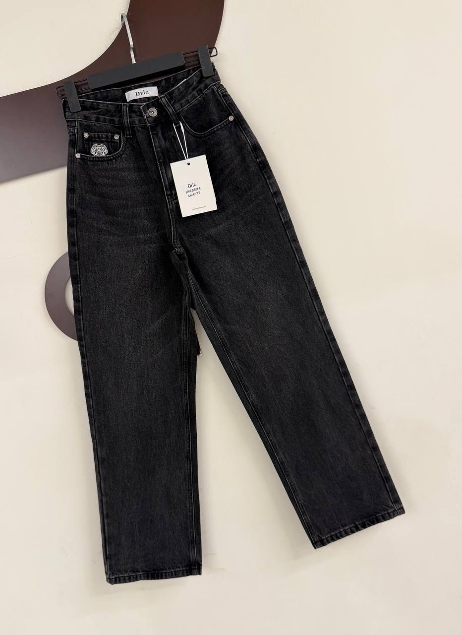 женские джинсы,джинсы широкие,женские джинсы с высокой талией,чëрные джинсы,джинсы брюки