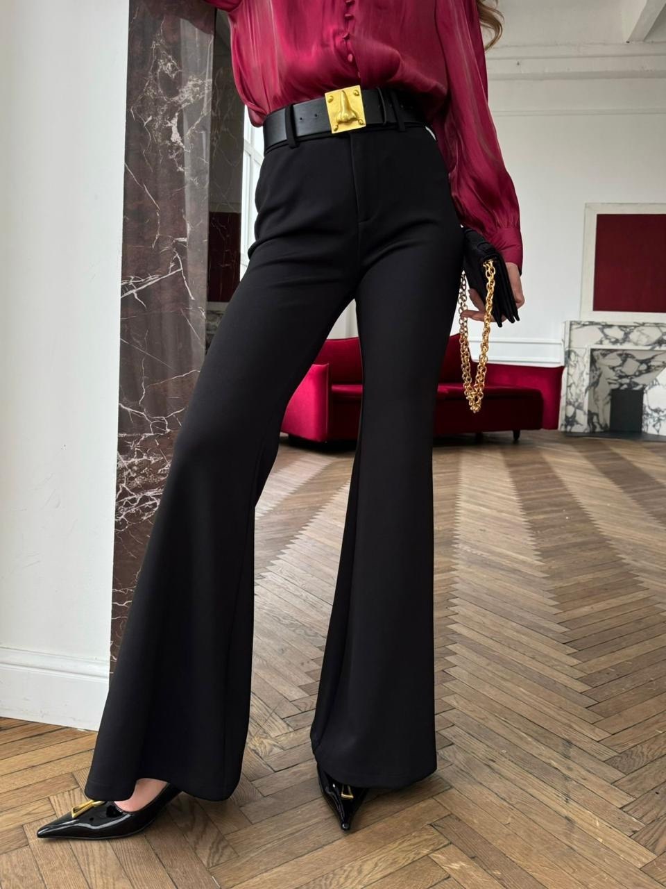 черные брюки клеш,брюки клеш женские,брюки классические,брюки клеш,стильные женские брюки клеш