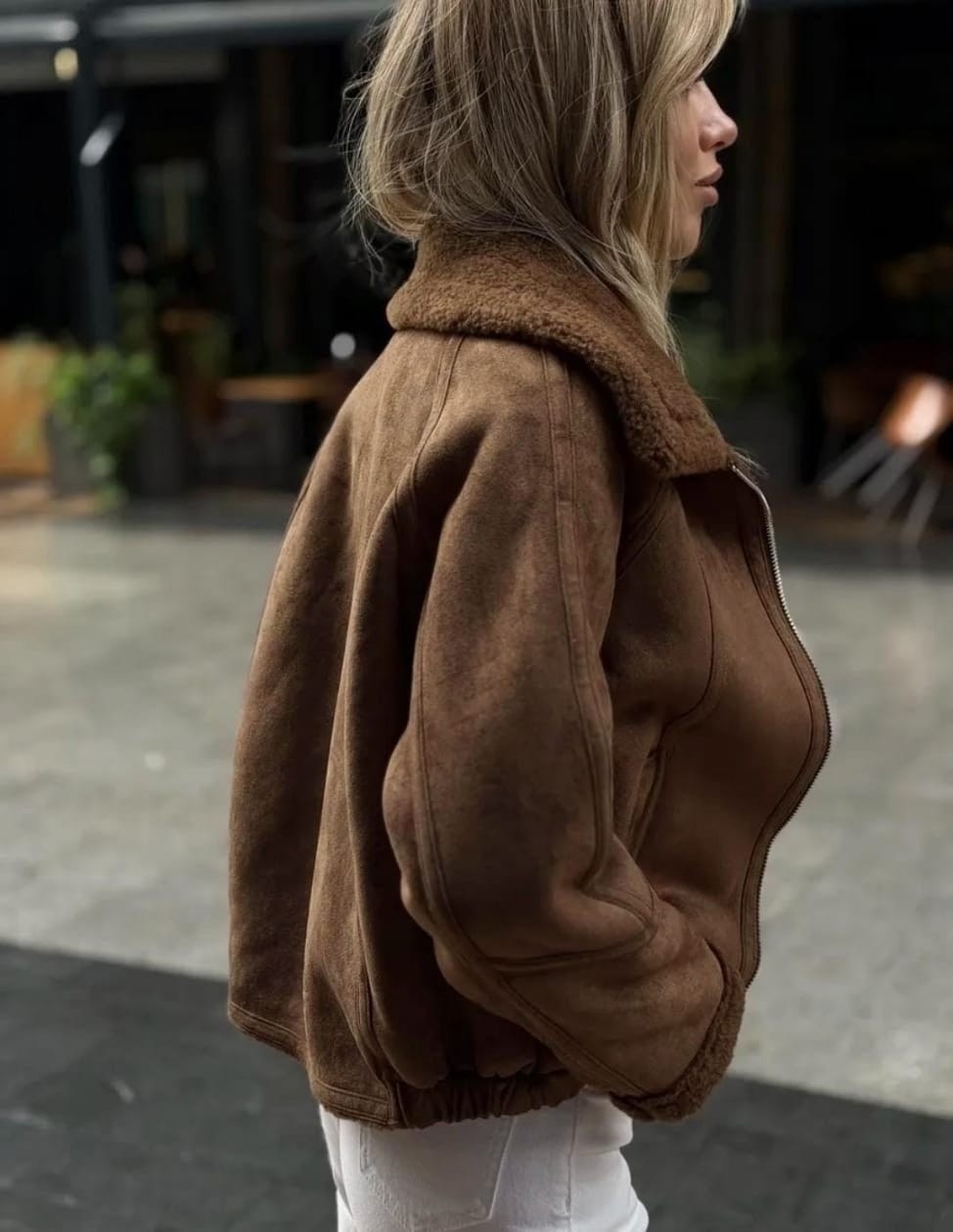 женская куртка замшевая,замшевая куртка,стильная дубленка,дубленка женская,куртка модная