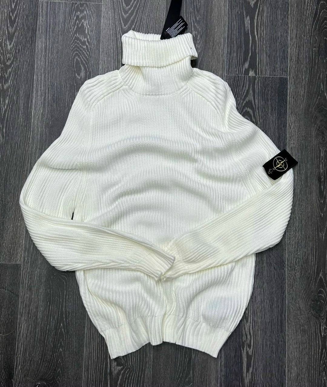 водолазка стон исланд,водолазка стон айленд серая,свитер stone island,свитер стон айленд,свитер из шерсти с горлом stone island