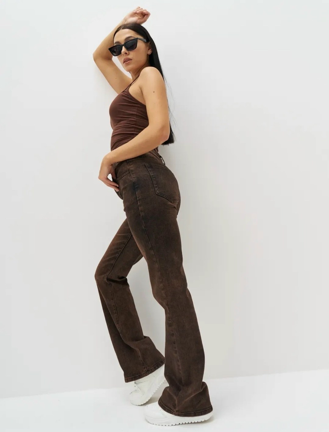 коричневые джинсы,джинсы женские,широкие джинсы,коричневые джинсы женские,широкие женские джинсы