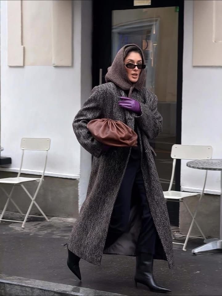 стильные образы,мода стиль,модная шапка,капор женский