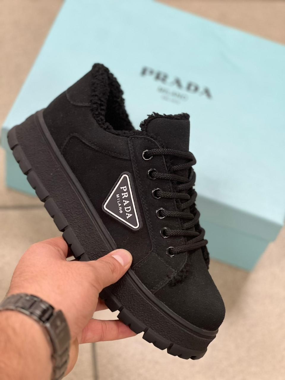 ,зимние кеды прада,кроссовки prada,кроссовки женскиe,prada кроссовки женские зимние