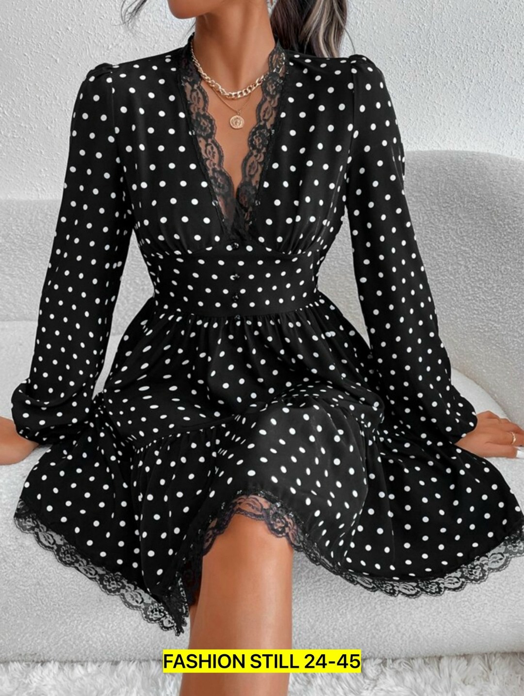 платье женское в горох,черное платье в горошек,платья в горошек,платья женские,платье горох