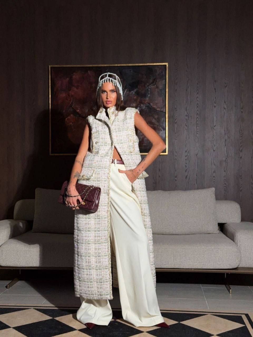 костюмы брючные,бежевые брюки,элегантные наряды,брюки с высокой талией,одежда брюки