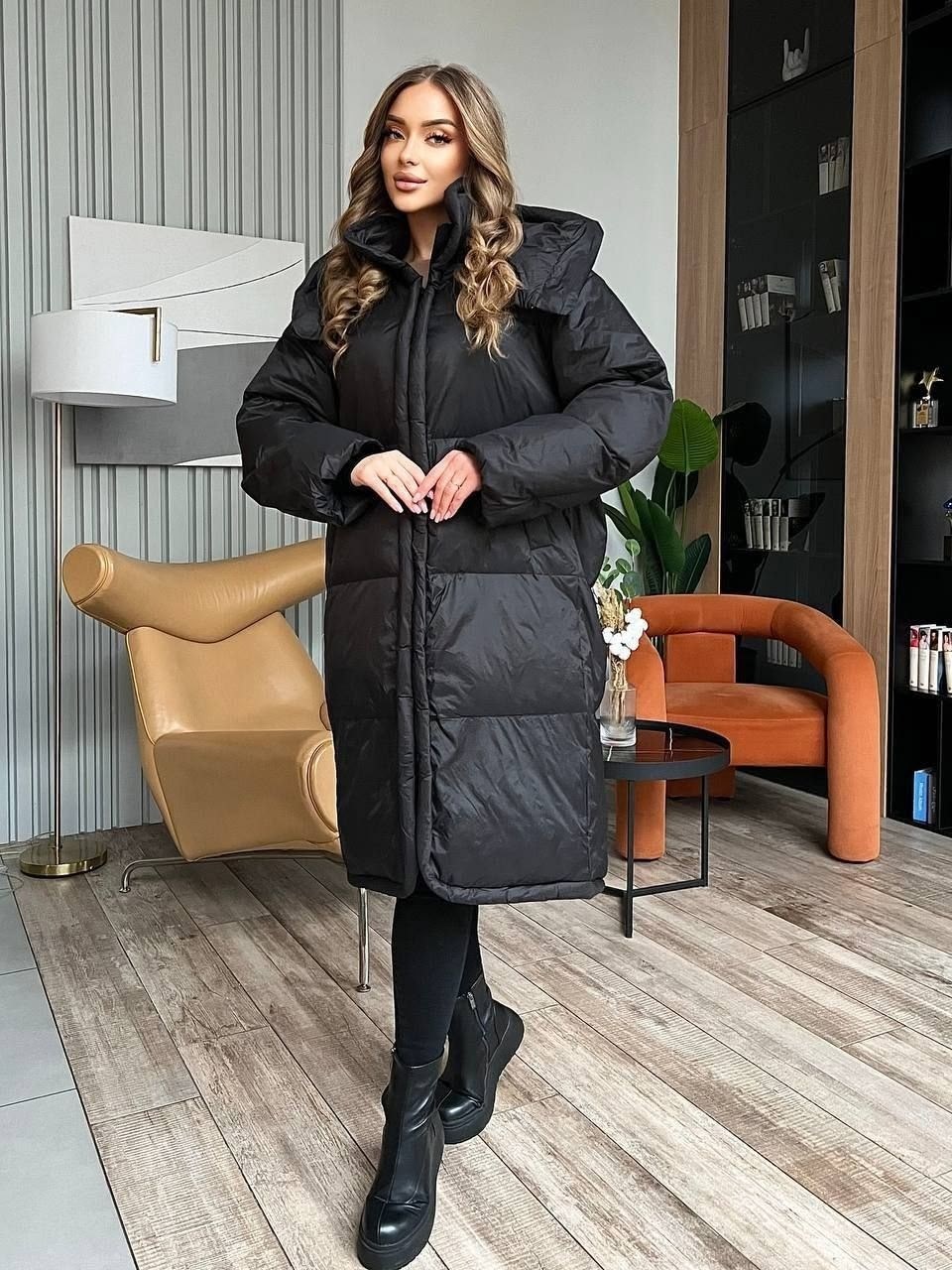 пуховик повседневный,удлиненный пуховик,пуховик,пуховик оверсайз,удлиненная куртка