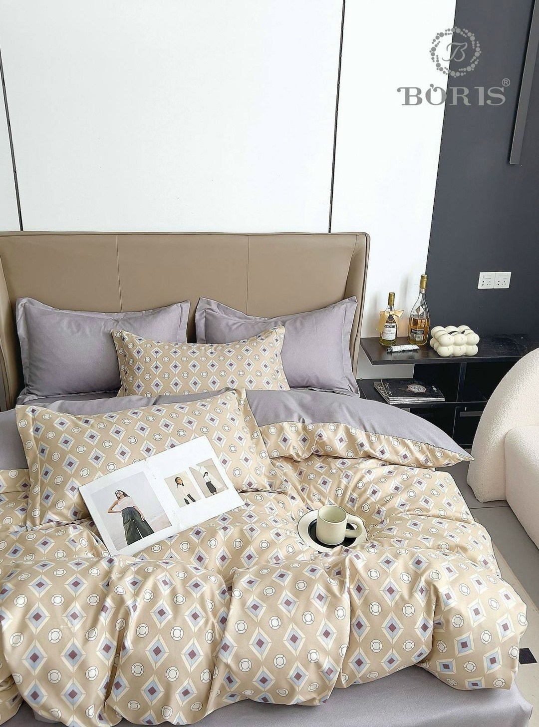 комплект постельного белья сатин,комплект постельного белья сатин евро,комплект постельного белья boris сатин,постельное белье cleo евро сатин,комплект постельного белья