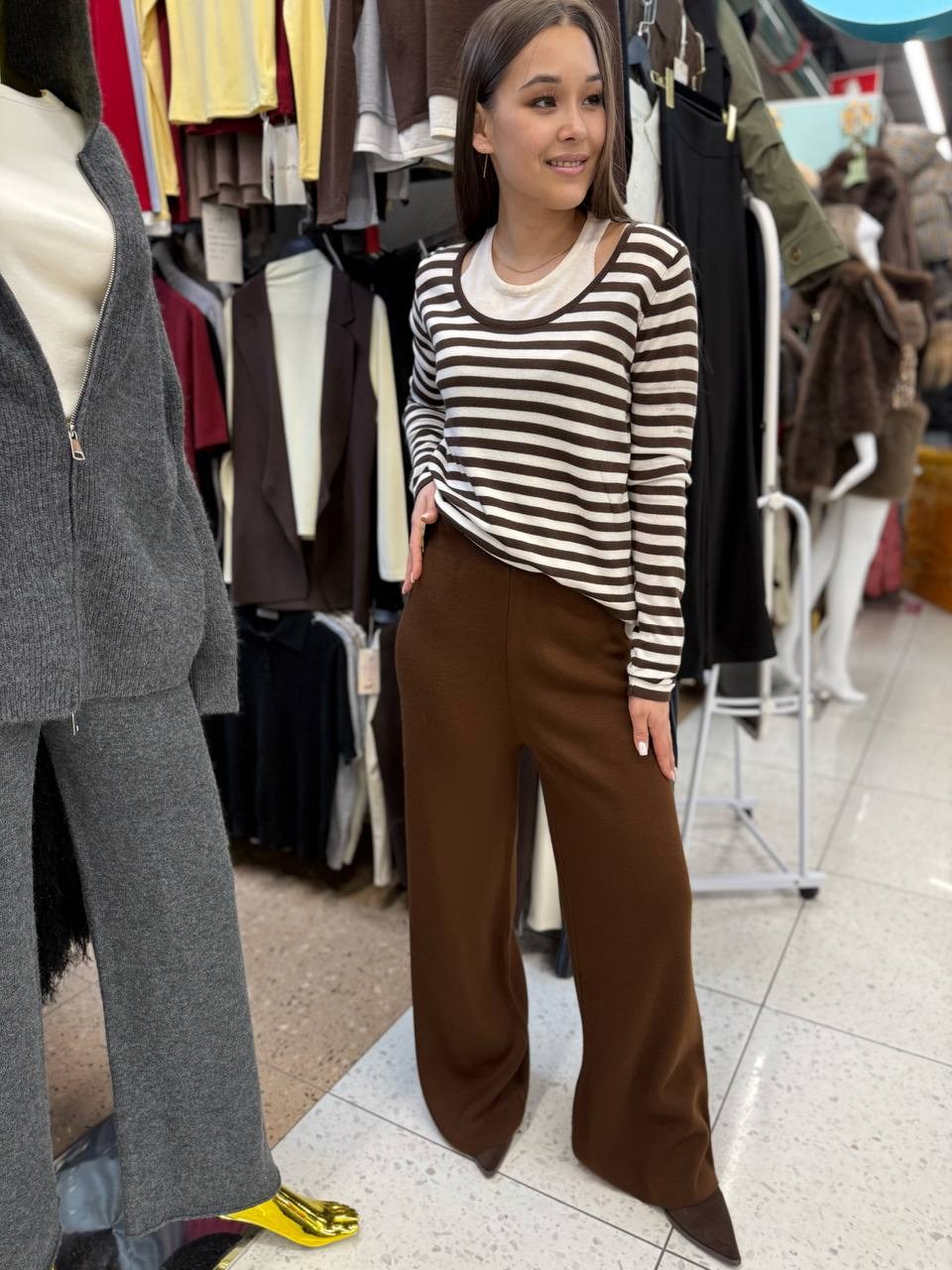 широкие брюки,модные брюки,широкие брюки женские,трикотажные брюки,брюки палаццо