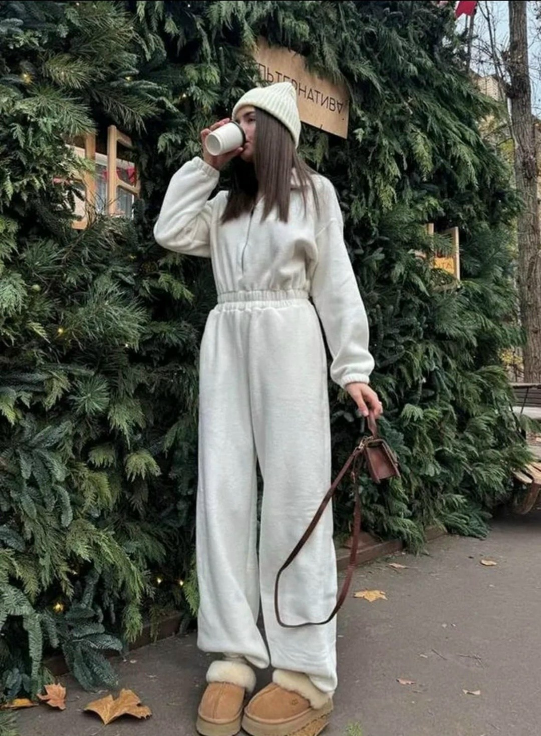 комбинезон на флисе,флисовые комбинезоны,трикотажный комбинезон,комбинезон стильный,комбинезон женский