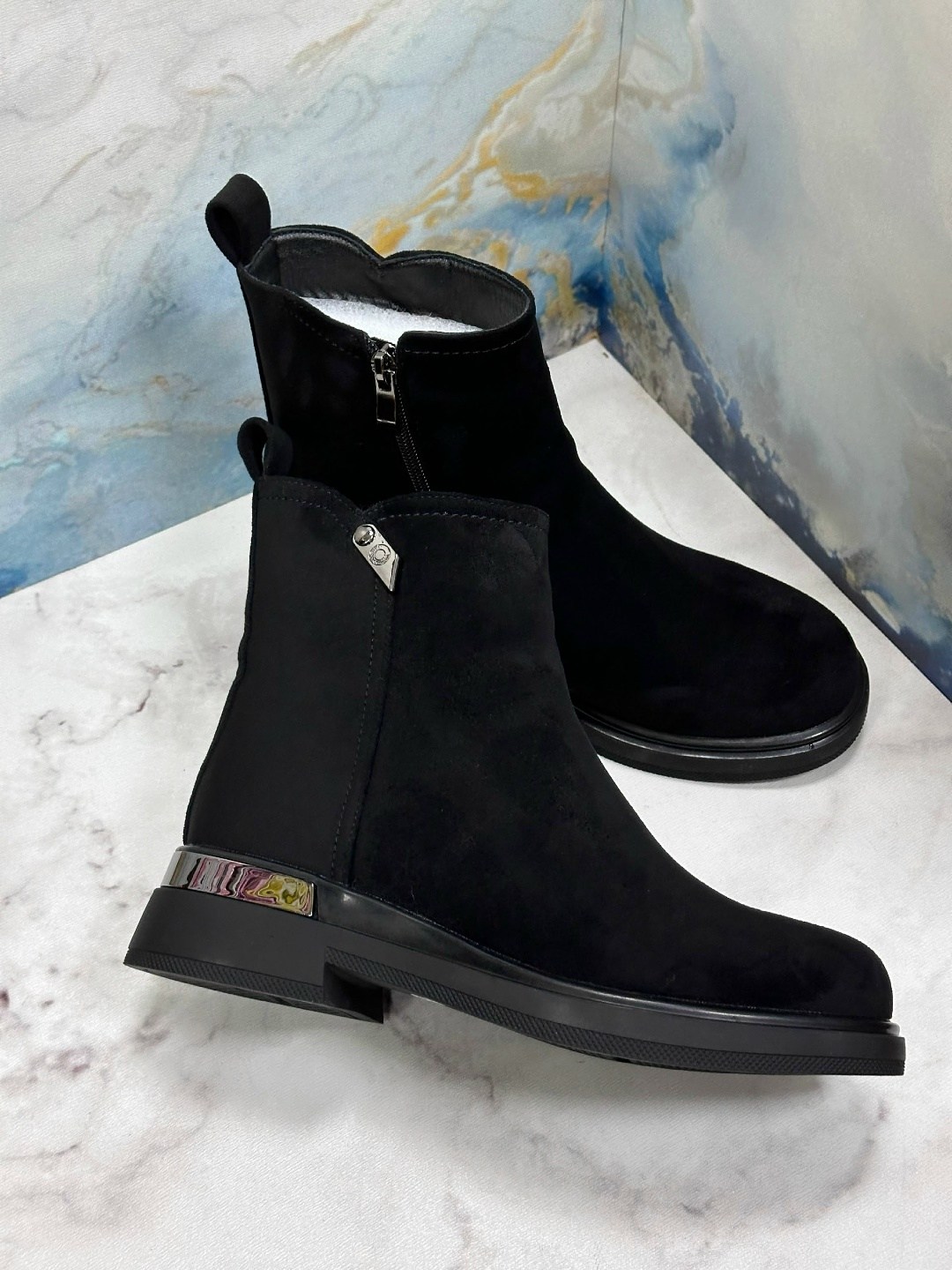 ботинки женские,юничел замшевые зимние ботинки,,ботинки женские замшевые,ботинки женские замшевые 81602