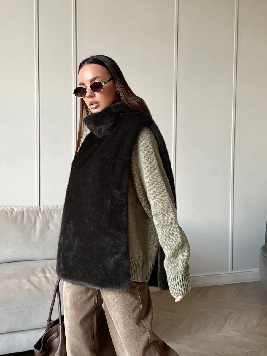 манишка меховая,меховая жилет,манишка норковая,манишка меховая женская,женский меховой жилет