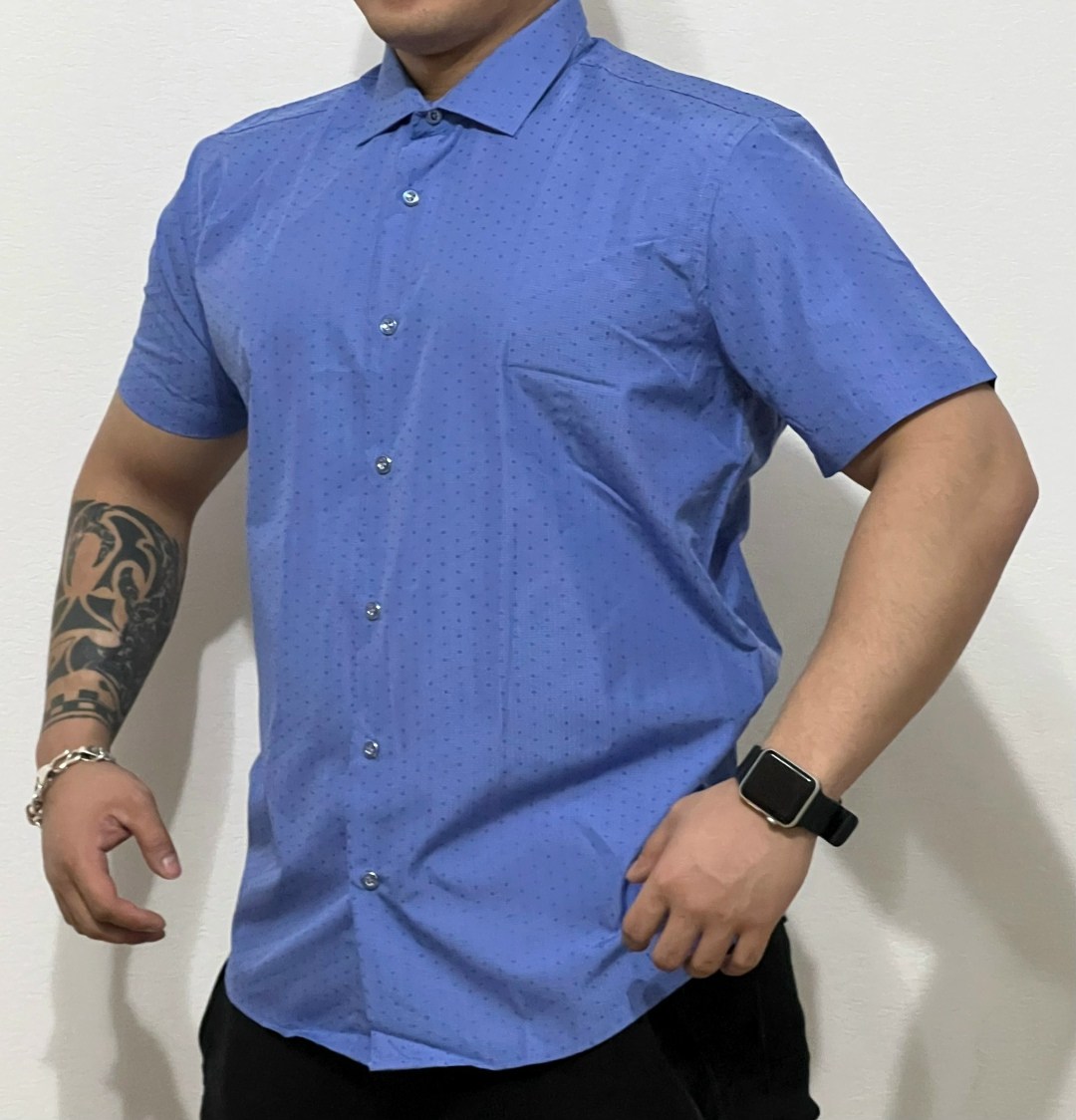 рубашка мужская с короткими рукавами,рубашка мужская,фиолетовая рубашка,рубашка,сиреневая рубашка