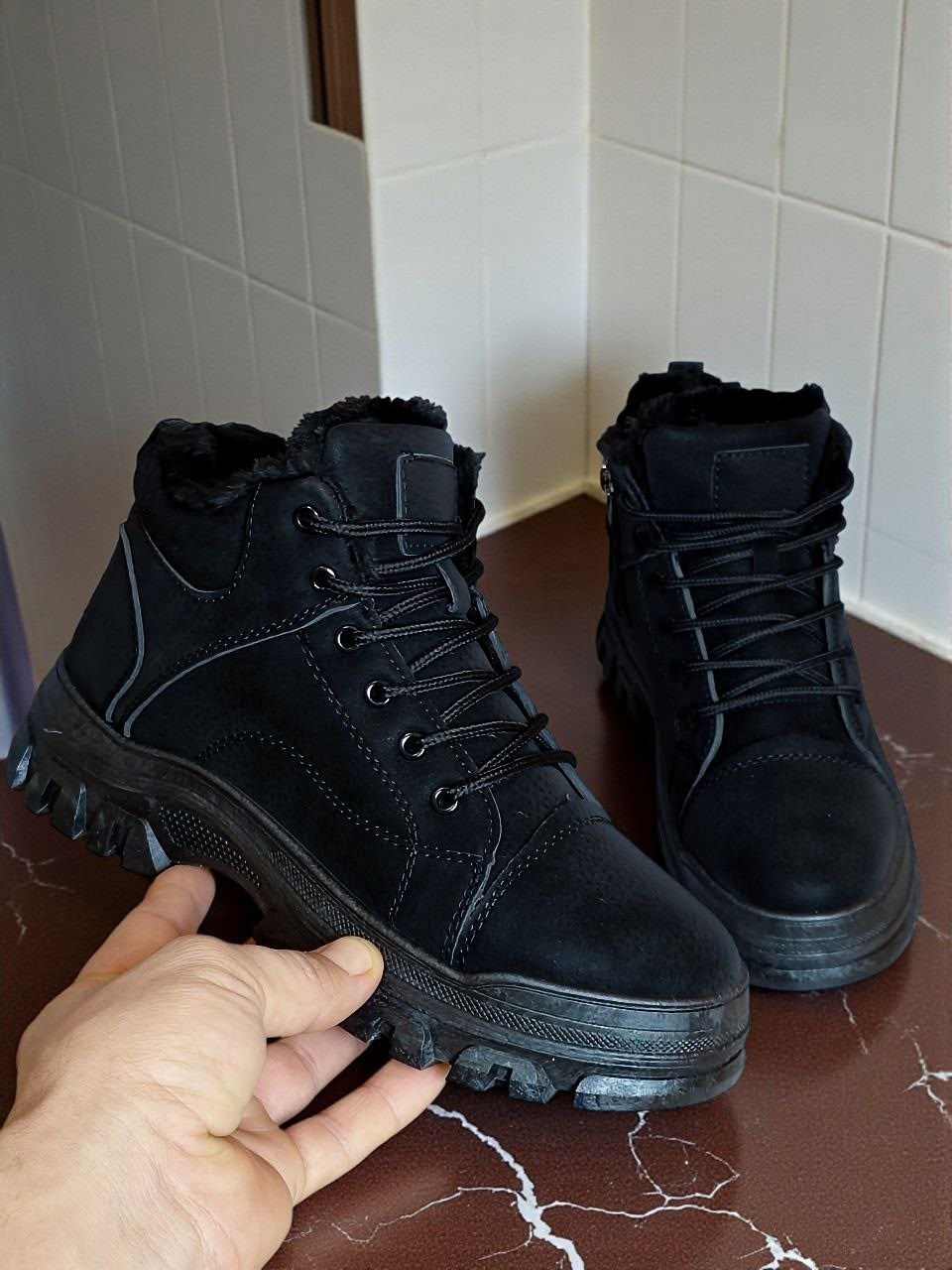 ,мужские ботинки,зимние ботинки,зимняя ,ботинки на меху