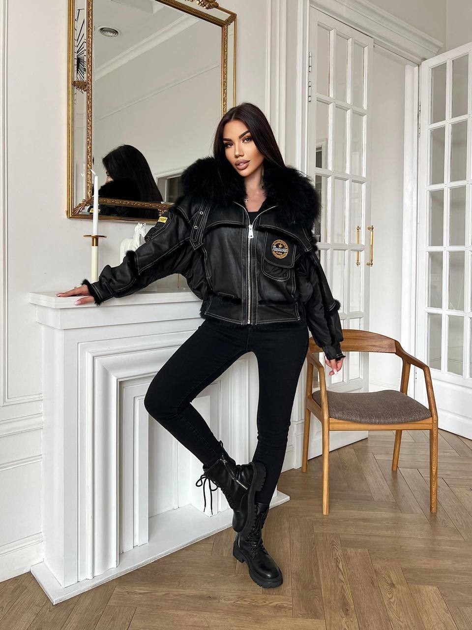 куртка бомбер,куртка комбинированная,кожаная куртка,куртки ,куртка