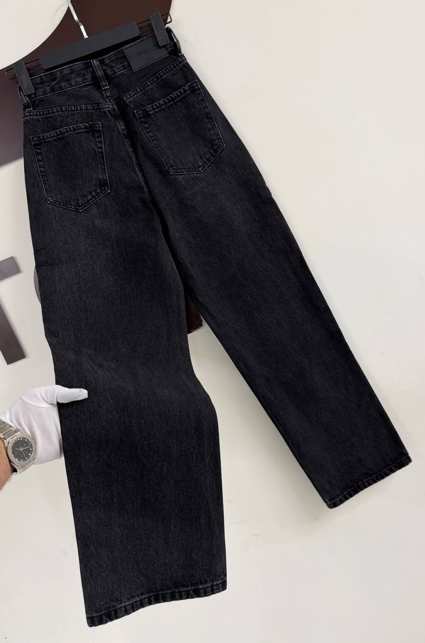 женские джинсы,джинсы широкие,женские джинсы с высокой талией,чëрные джинсы,джинсы брюки