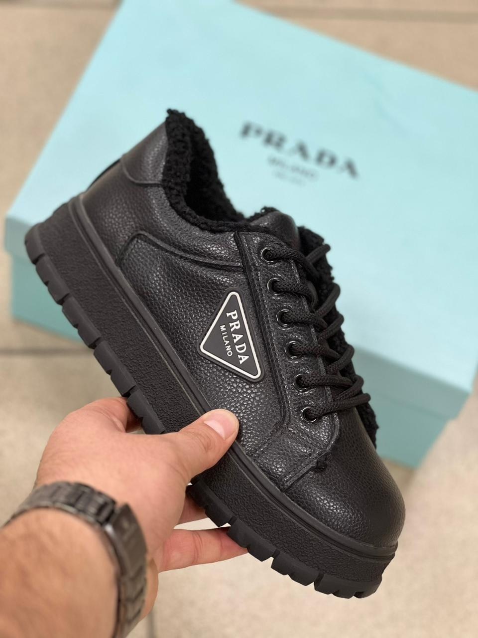 ,зимние кеды прада,кроссовки prada,кроссовки женскиe,prada кроссовки женские зимние