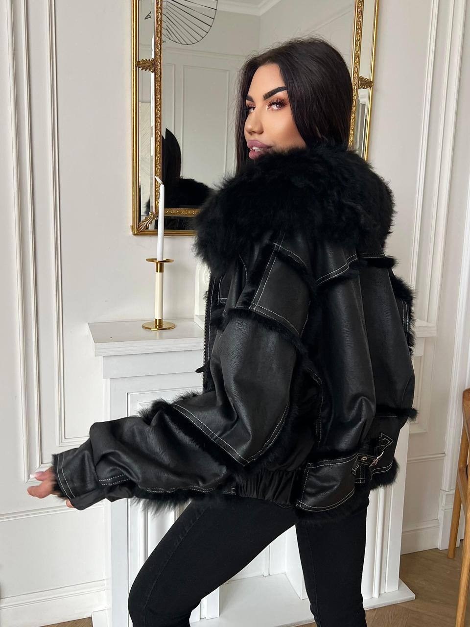 куртка бомбер,куртка комбинированная,кожаная куртка,куртки ,куртка