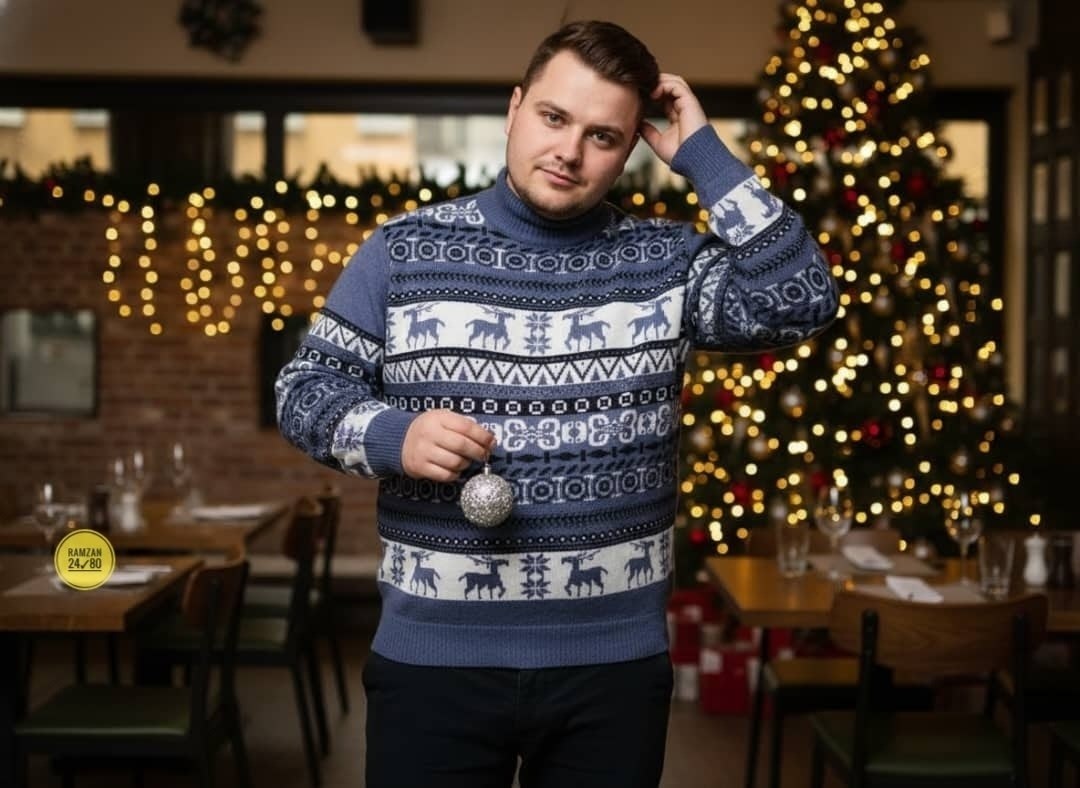 мужской свитер,свитер с оленями мужской,свитера с оленями,рождественские свитера,вязаные мужские свитера
