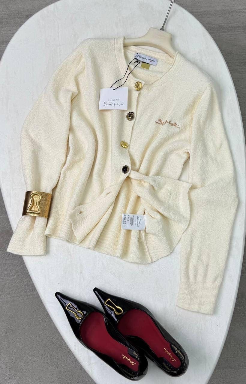 кардиган с пуговицами,кардиган женский,молочный кардиган,кардиган