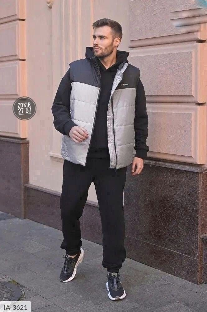 костюм тройка теплый на флисе,костюмы спортивные мужские,костюм на флисе,жилетка на синтепоне,мужской теплый спортивный костюм на флисе
