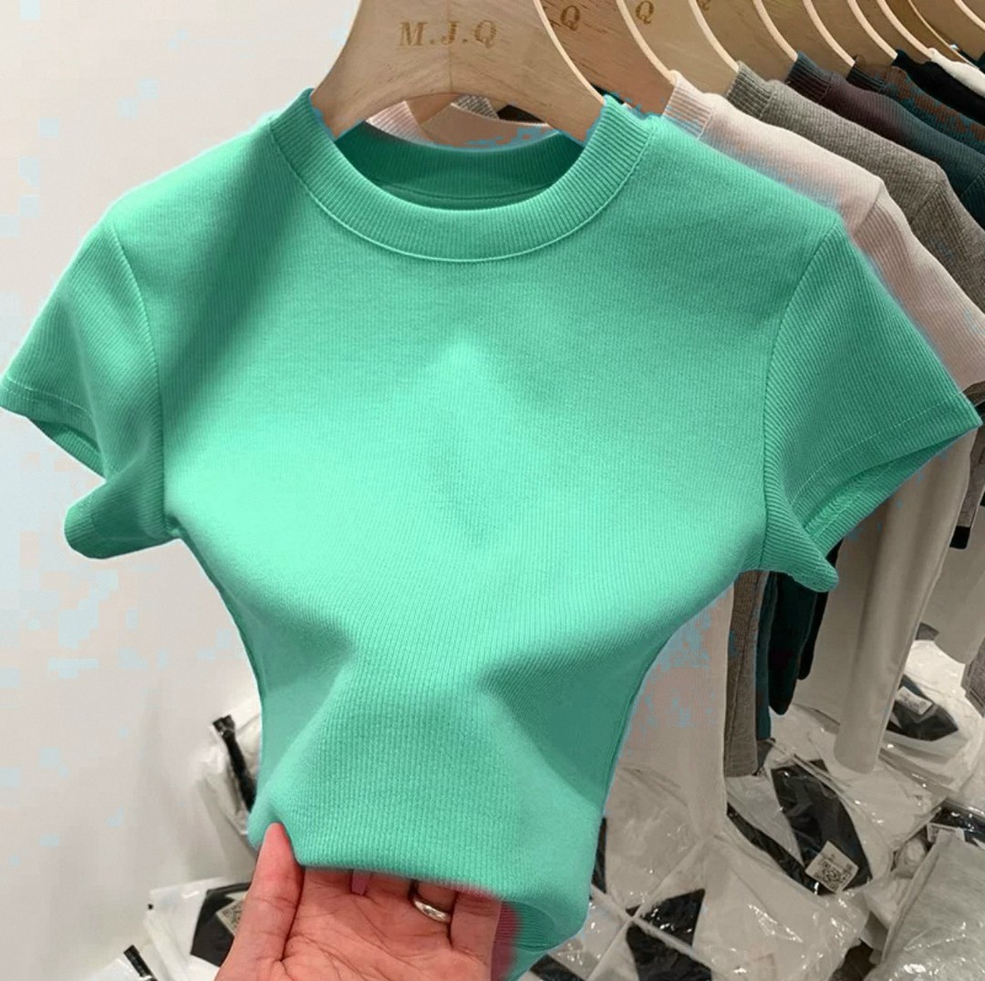 женская футболка, ,женская облегающая футболка,кофта женская,базовая женская футболка