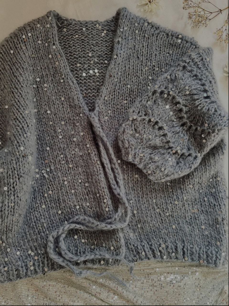 вязаный кардиган,кардиган с пайетками,объемный кардиган из мохера,кардиган вязаный женский,кардиган из мохера