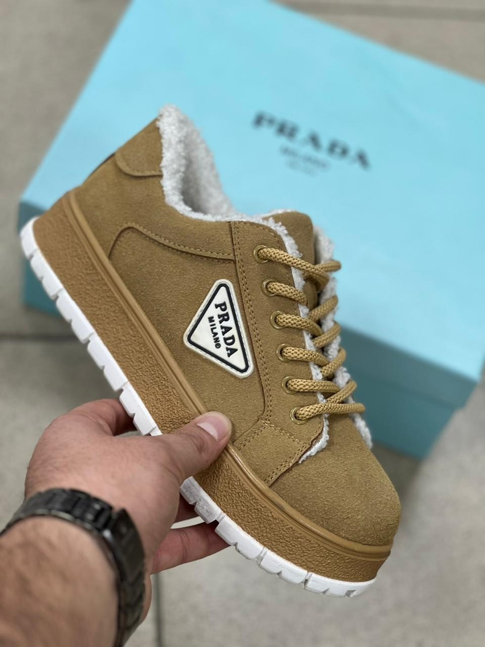 ,зимние кеды прада,кроссовки prada,кроссовки женскиe,prada кроссовки женские зимние