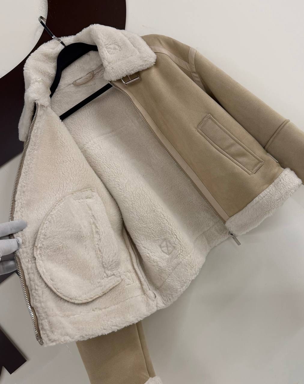 дубленка женская,дубленка авиатор,куртка дубленка,теплая куртка,замшевая куртка