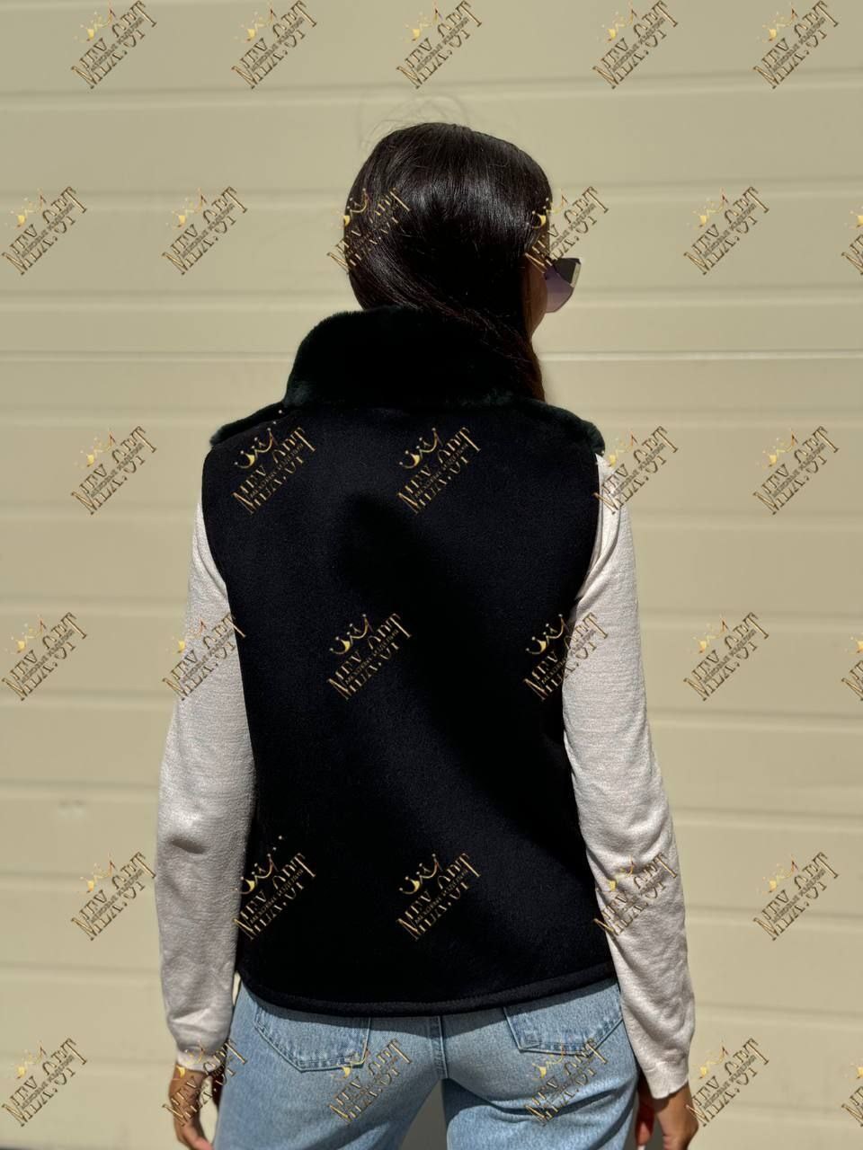 меховая жилет,меховая жилетка,жилетка из искусственного меха,меховая безрукавка,меховая жилетка женская