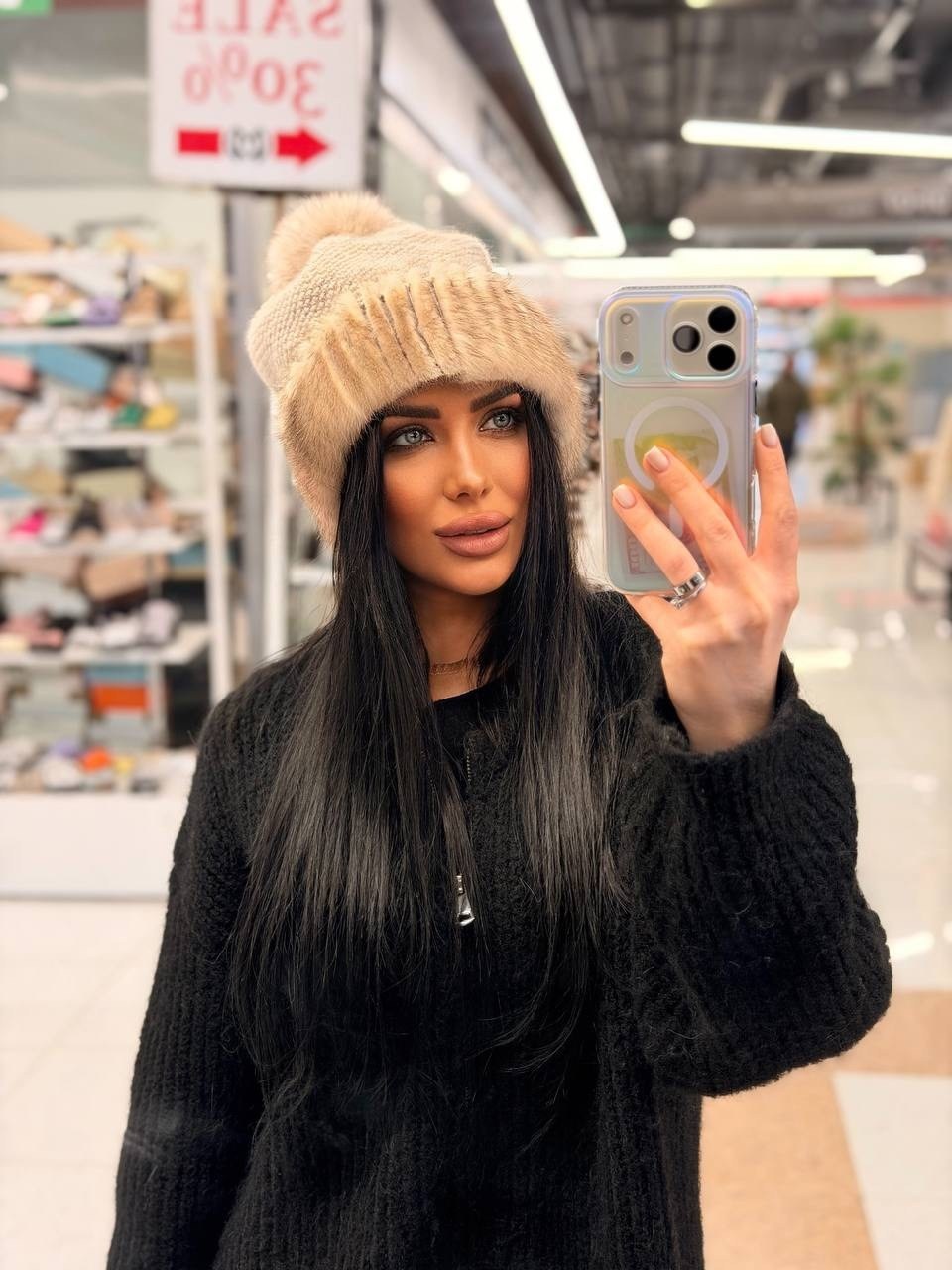 зимние женские шапки,девушка,модные шапки,меховая женская шапка,меховая шапка
