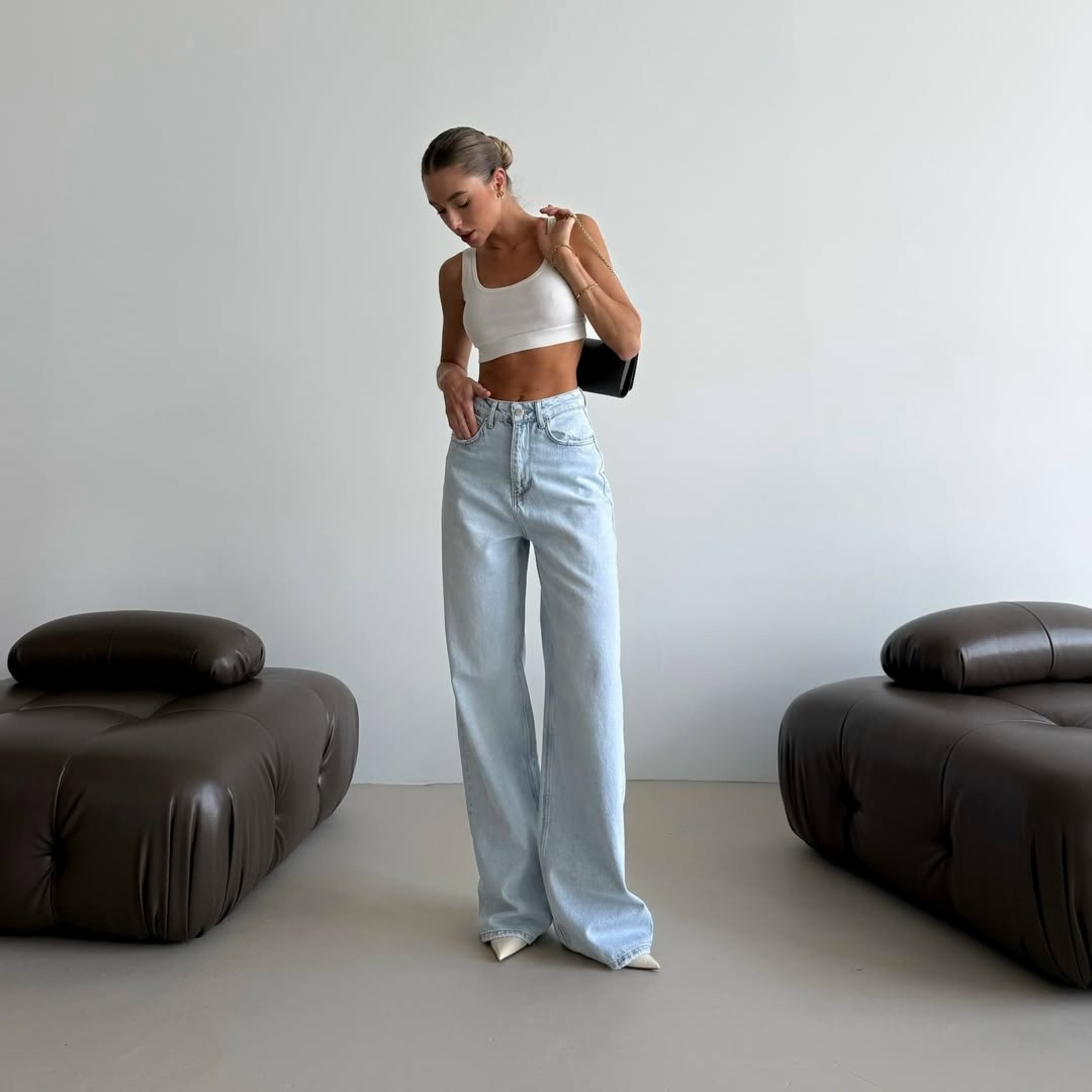 женские джинсы,джинсы широкие,джинсы палаццо,джинсы повседневные,брюки джинсы