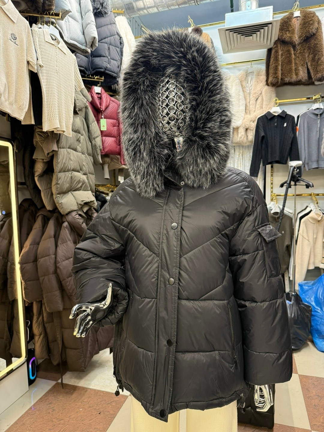 пуховики с натуральным мехом,пуховики с мехом,пуховики женские,зимняя куртка пуховик,пуховик