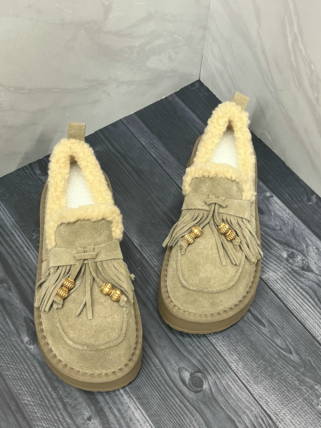 ,лоферы на меху,лоферы с мехам,женская , женская зимняя