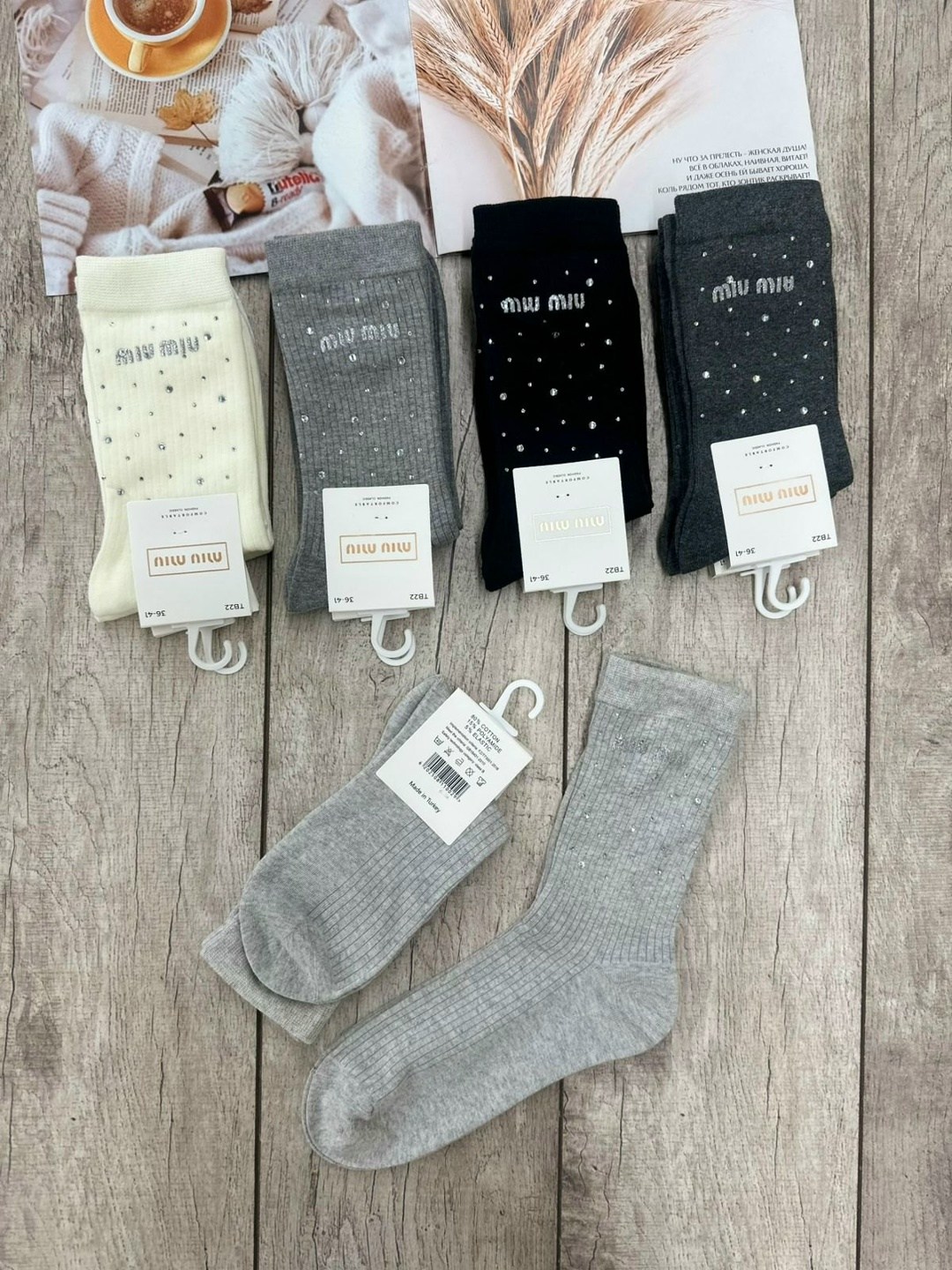 женские носки,носки женские 10 пар,хлопковые носки,серые носки,носки модная