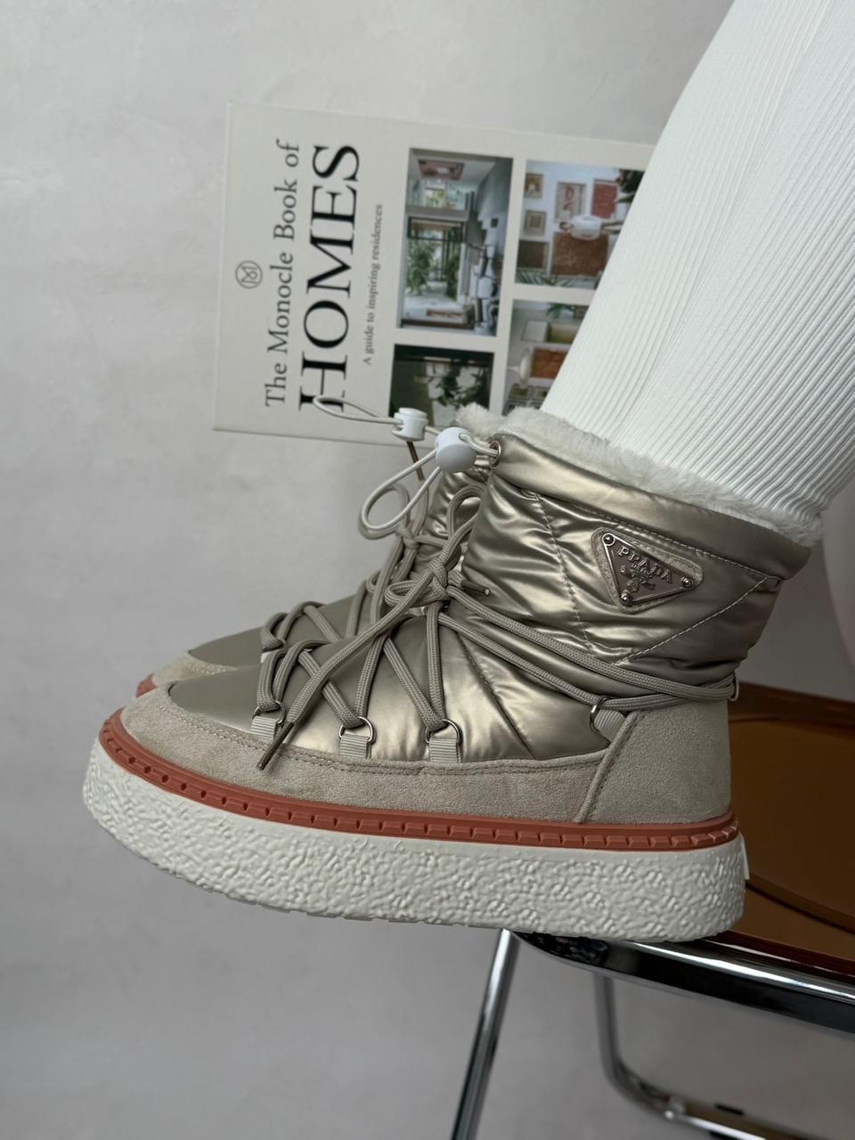 ,луноходы женские,дутики prada,женская ,дутики прада