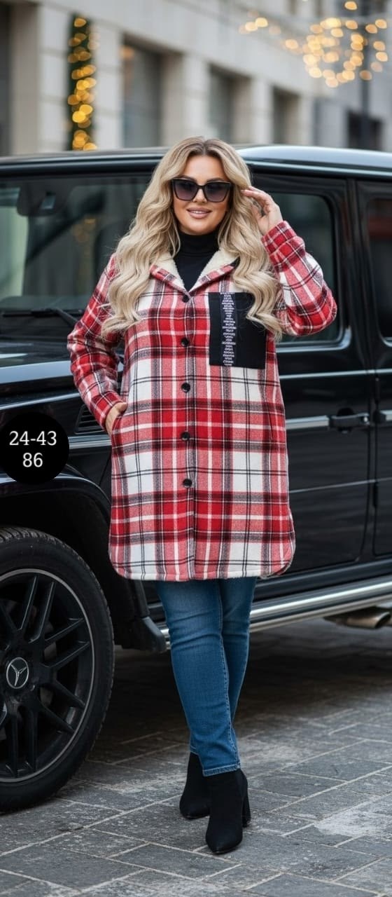 кардиган в клетку,кардиган,кардиган кофта,одежда больших размеров,удлиненная рубашка в клетку