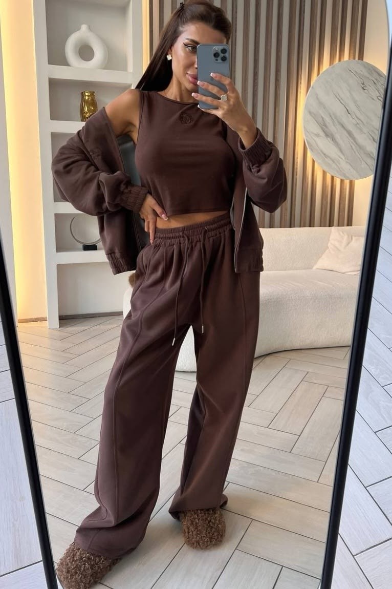 спортивные женские костюмы,спортивные костюм,cпортивный костюм женский на флисе,костюм тройка женский,костюм коричневый