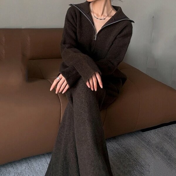 вязаные костюмы,трикотажные костюмы,теплый вязаный костюм с брюками,вязаный брючный костюм,костюм вязаный с брюками