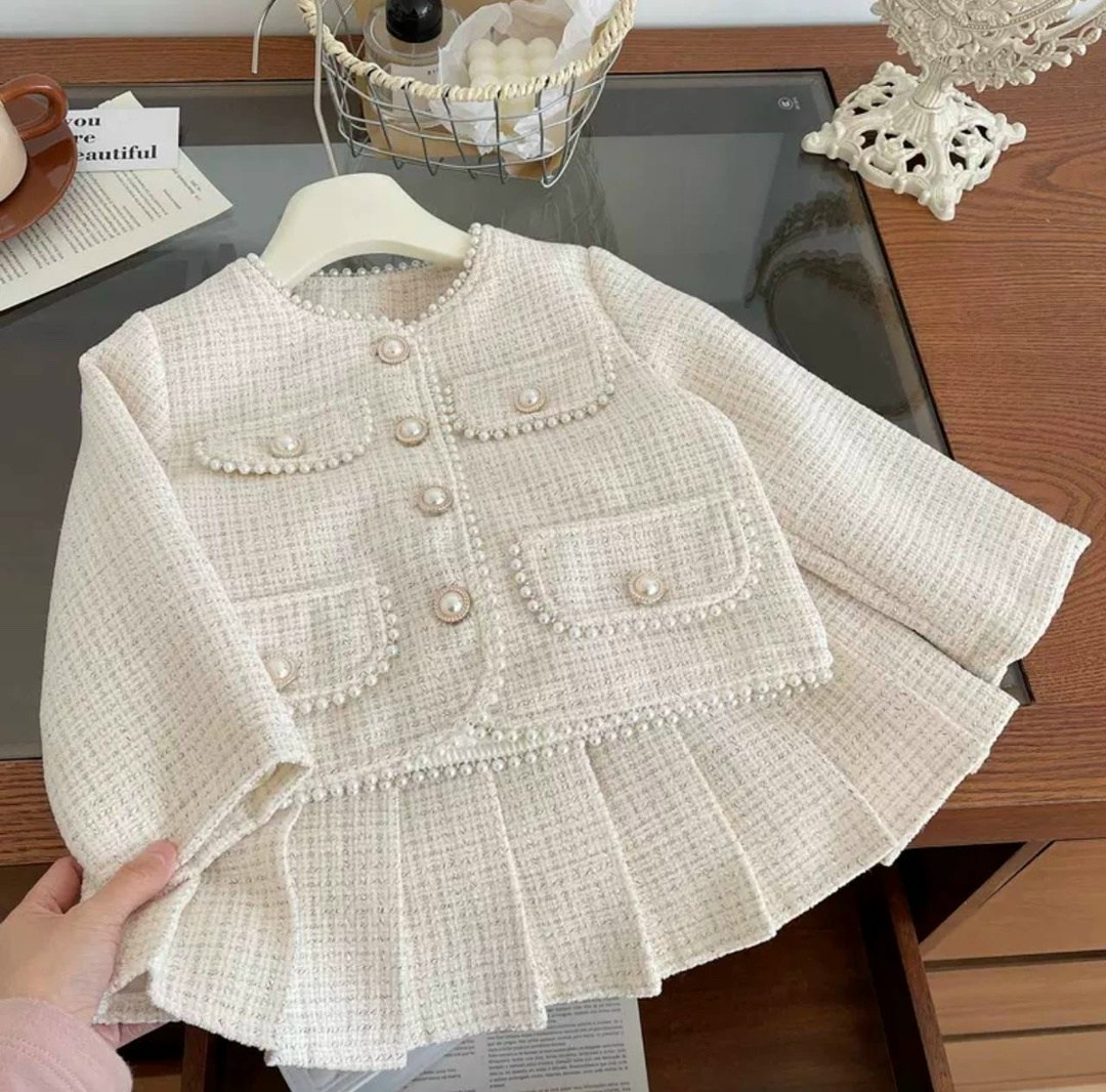 комплект одежды для девочек,комплект одежды для маленьких девочек, для девочек,жакет и юбка,костюм с юбкой для девочки