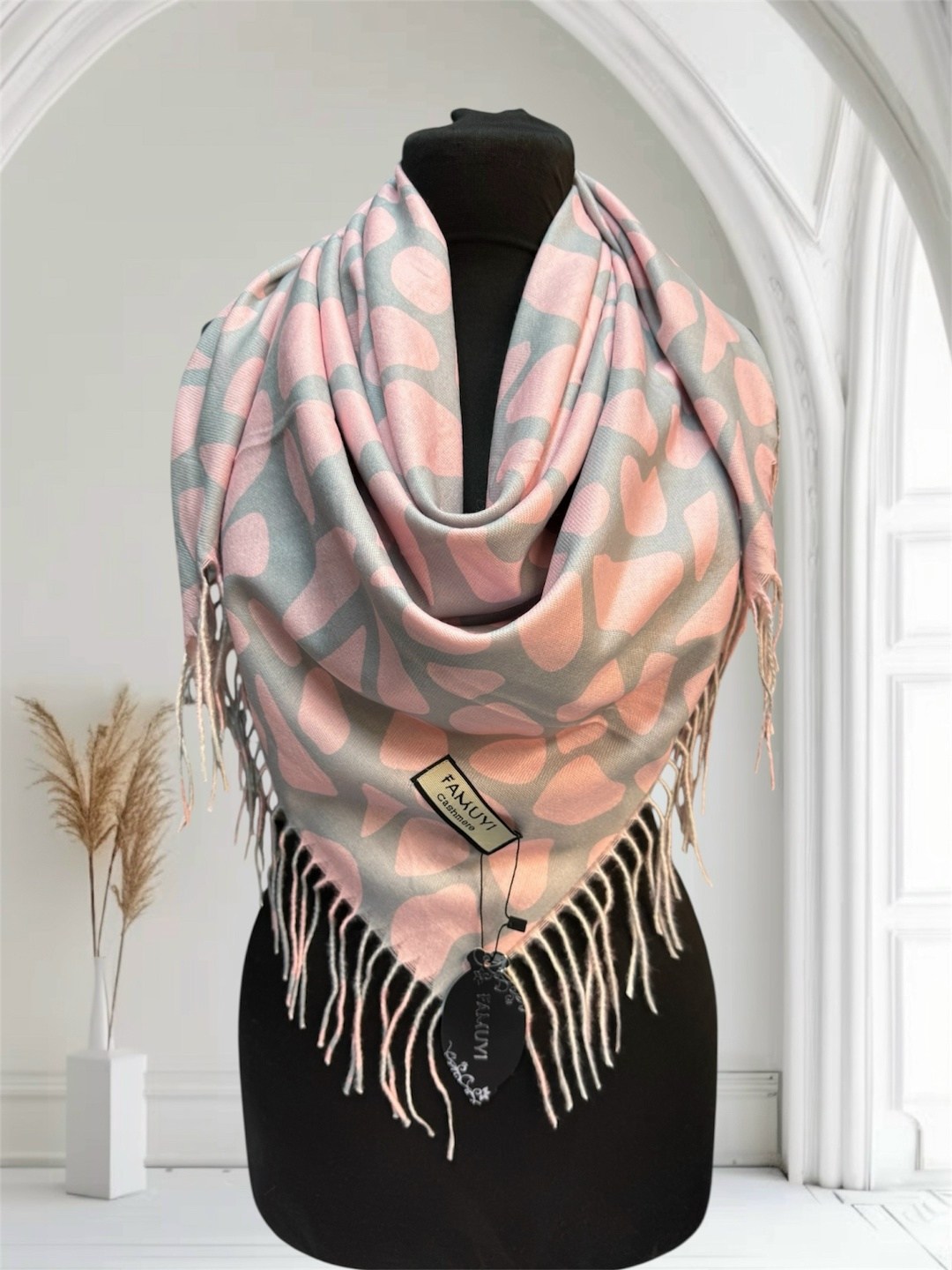 новинки платок,платок леопардовый,платки шарф,стильные платки,кашемировый платок