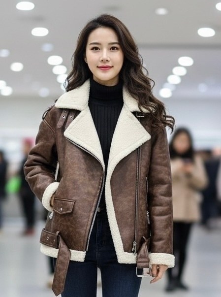 женская куртка из искусственной овечьей кожи,женская куртка из искусственной кожи,куртка дубленка,куртка из искусственной овчины,модная куртка